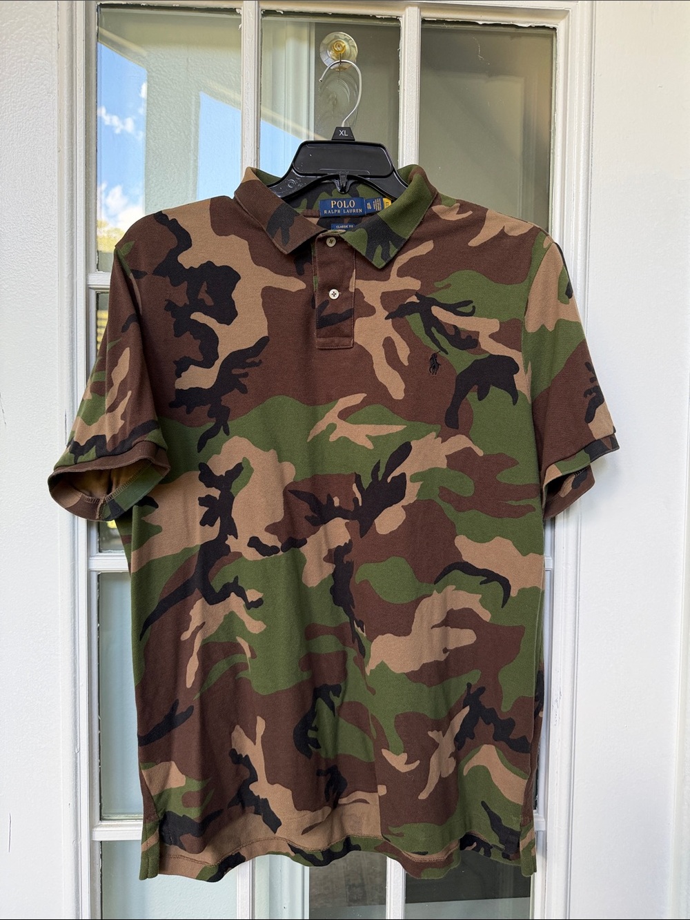 Polo by Ralph Lauren Men’s Camouflage Polo - Green/Brown/Black